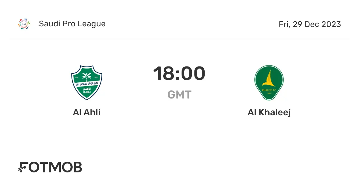 Al-Ahli Saudi contro Al Khaleej: Un Confronto Cruciale