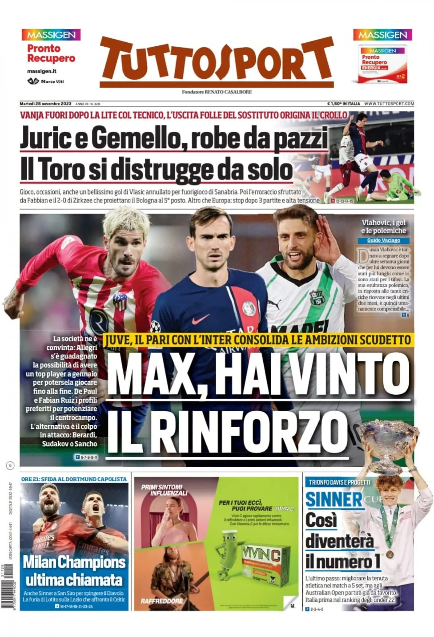 Le Ultime Novità di Tuttosport: Focus sul Calcio Italiano