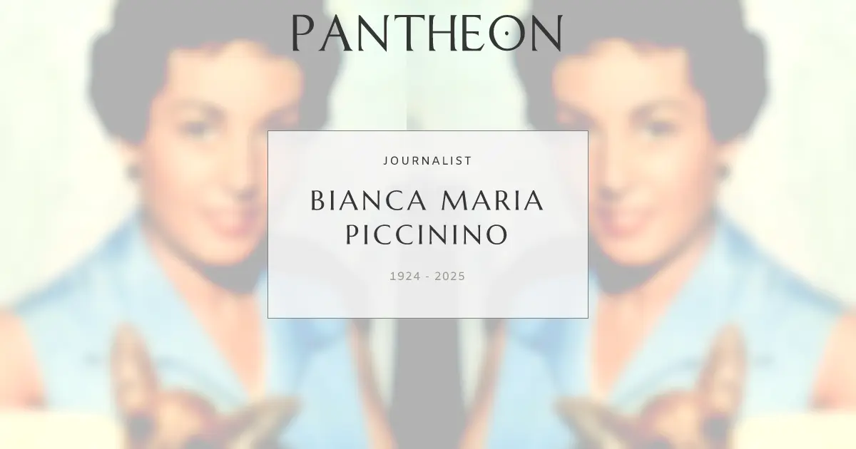 Bianca Maria Piccinino: Una Voce Distinta nel Giornalismo Italiano