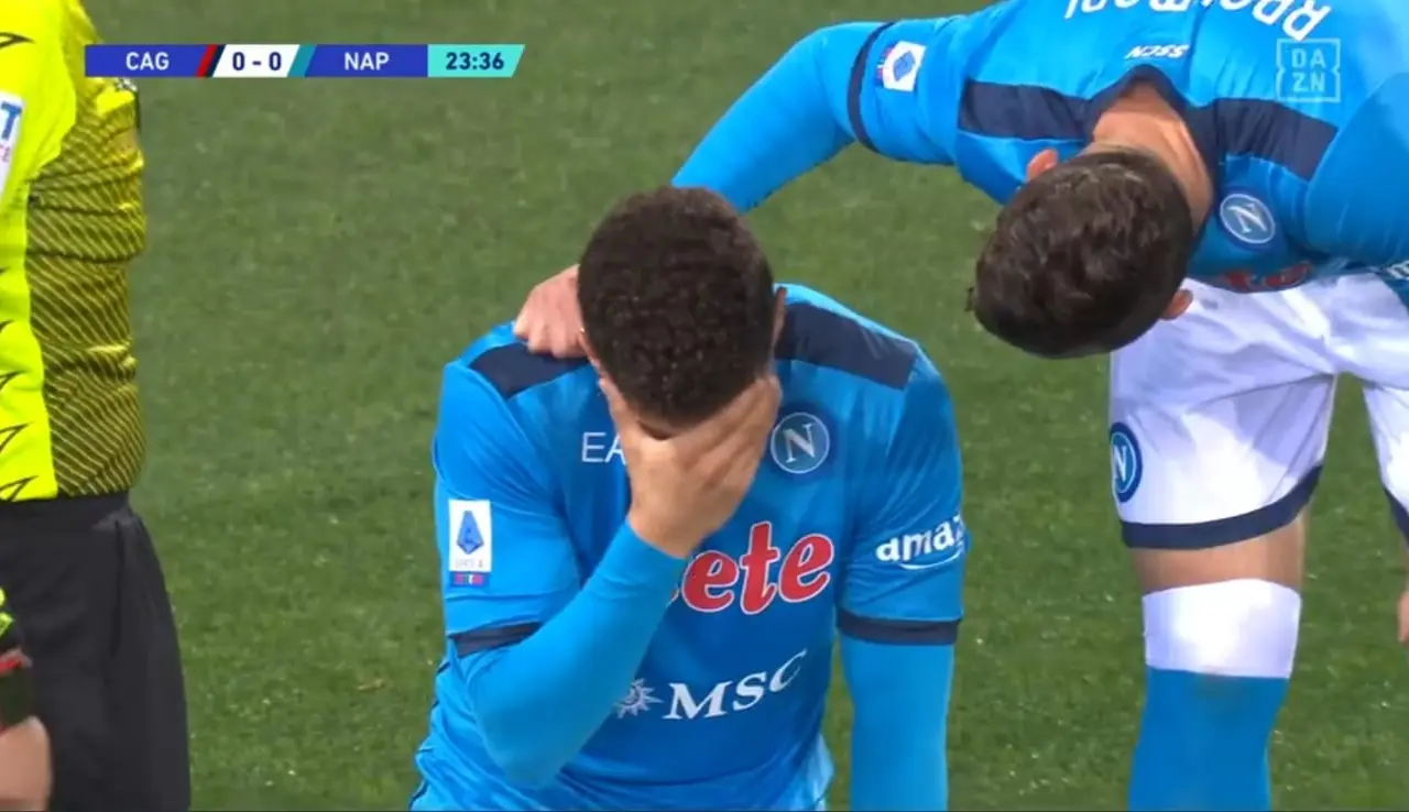 Di Lorenzo infortunio Napoli: cosa sapere