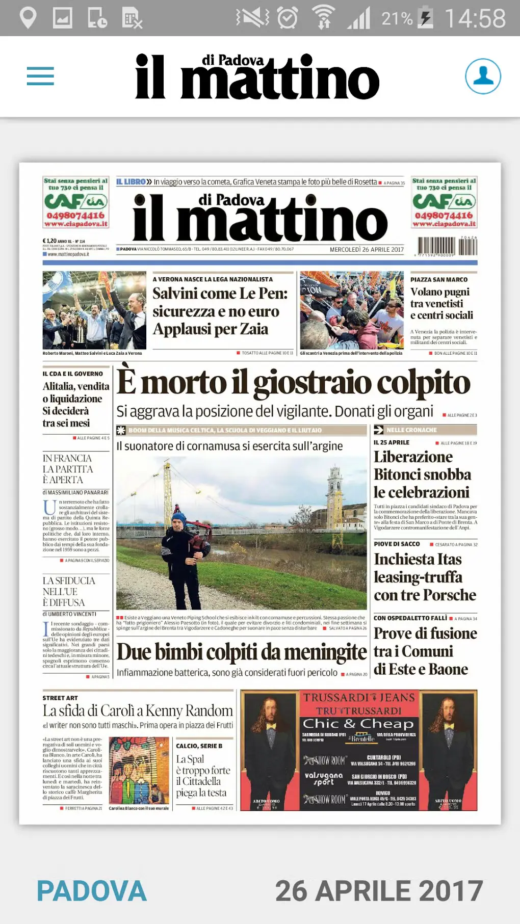Il Mattino di Padova: Un Punto di Riferimento per le Notizie