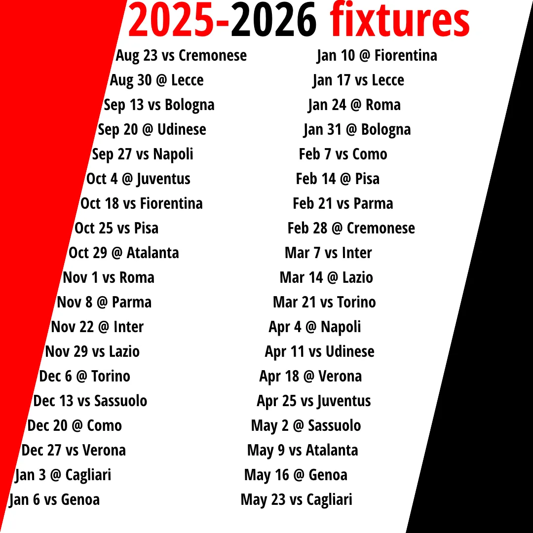 calendario milan — IT news
