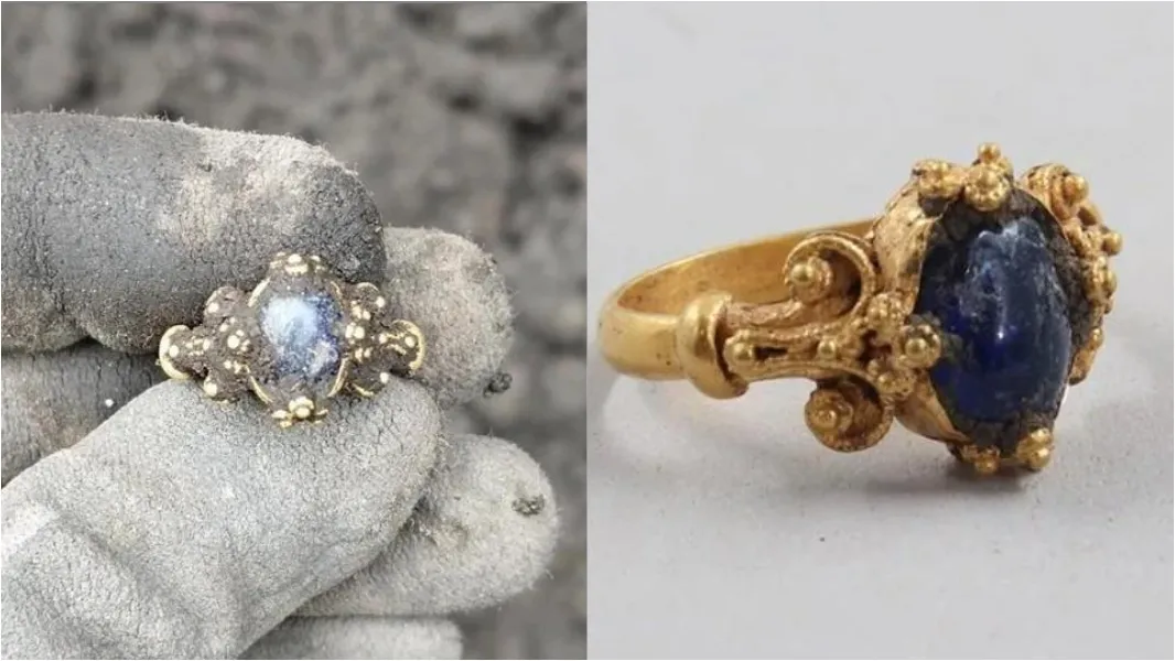 Anello: Un raro  d’oro medievale scoperto a Tønsberg