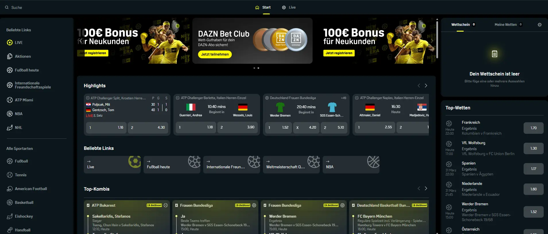 DAZN Bet guida base: funzioni, bonus, app e bundle Gazzetta 