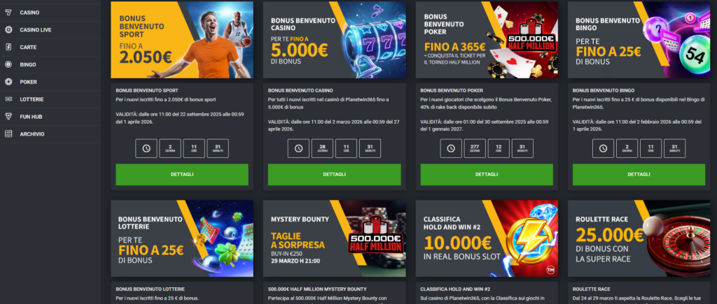 Planetwin365 recensione completa app, bonus e mercati per giocatori italiani image 6