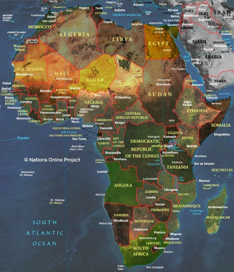 Africa: L’ e il processo di sgretolamento geologico